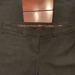 Express Editor charcoal pinstripe pant